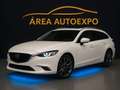 Mazda 6 W. 2.2DE Luxury (Navi) 110kW Blanco - thumbnail 1