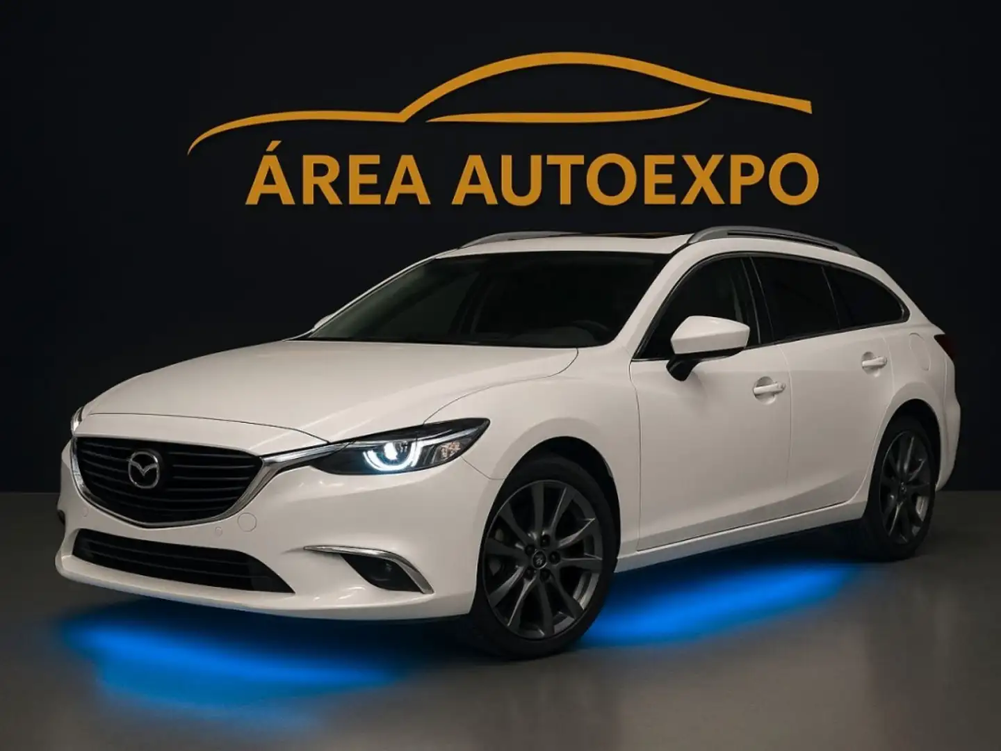Mazda 6 W. 2.2DE Luxury (Navi) 110kW Blanco - 1