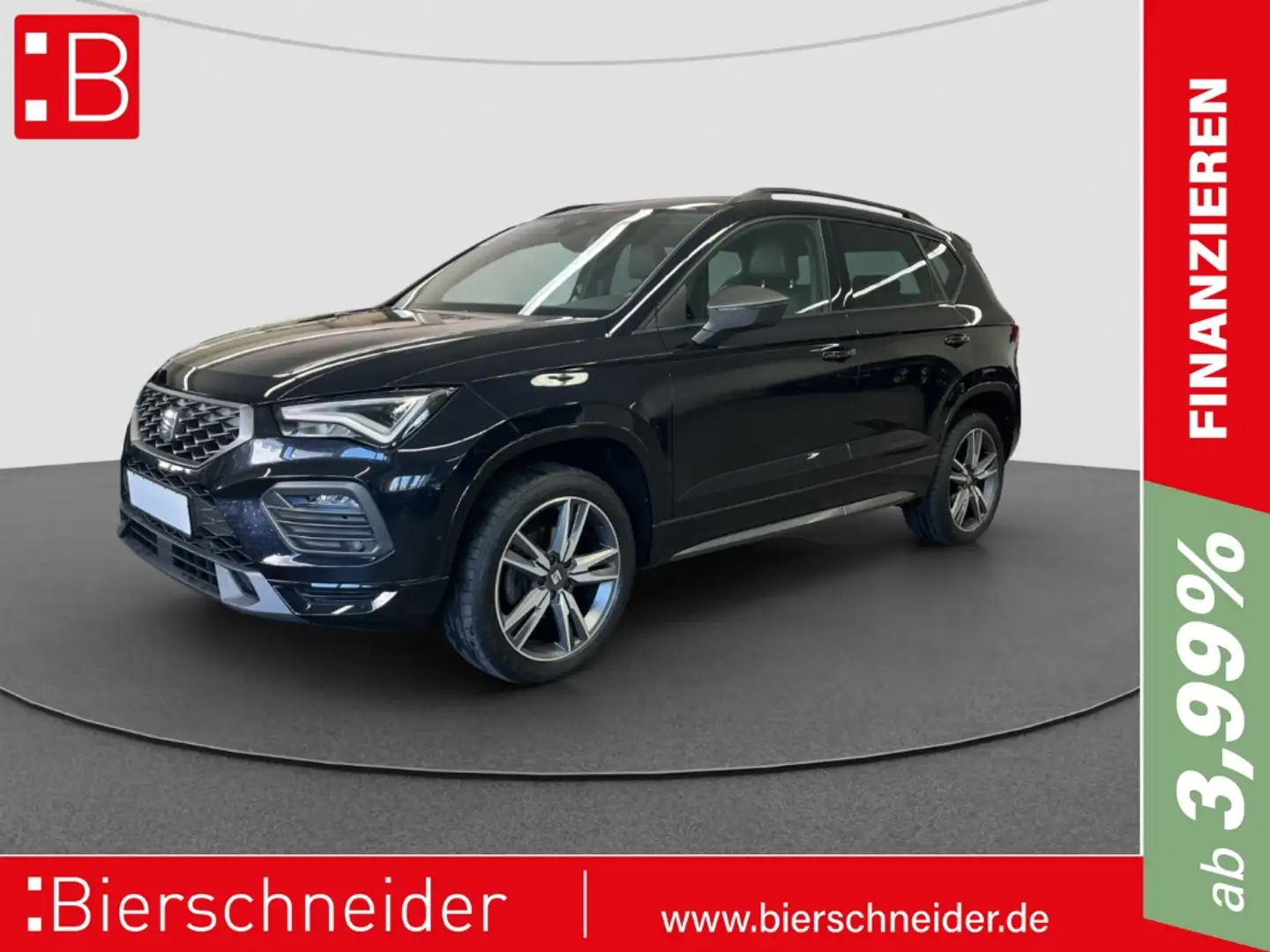 SEAT Ateca 1.5 TSI DSG FR AHK NAVI BEATS REAR VIEW Schwarz - 1