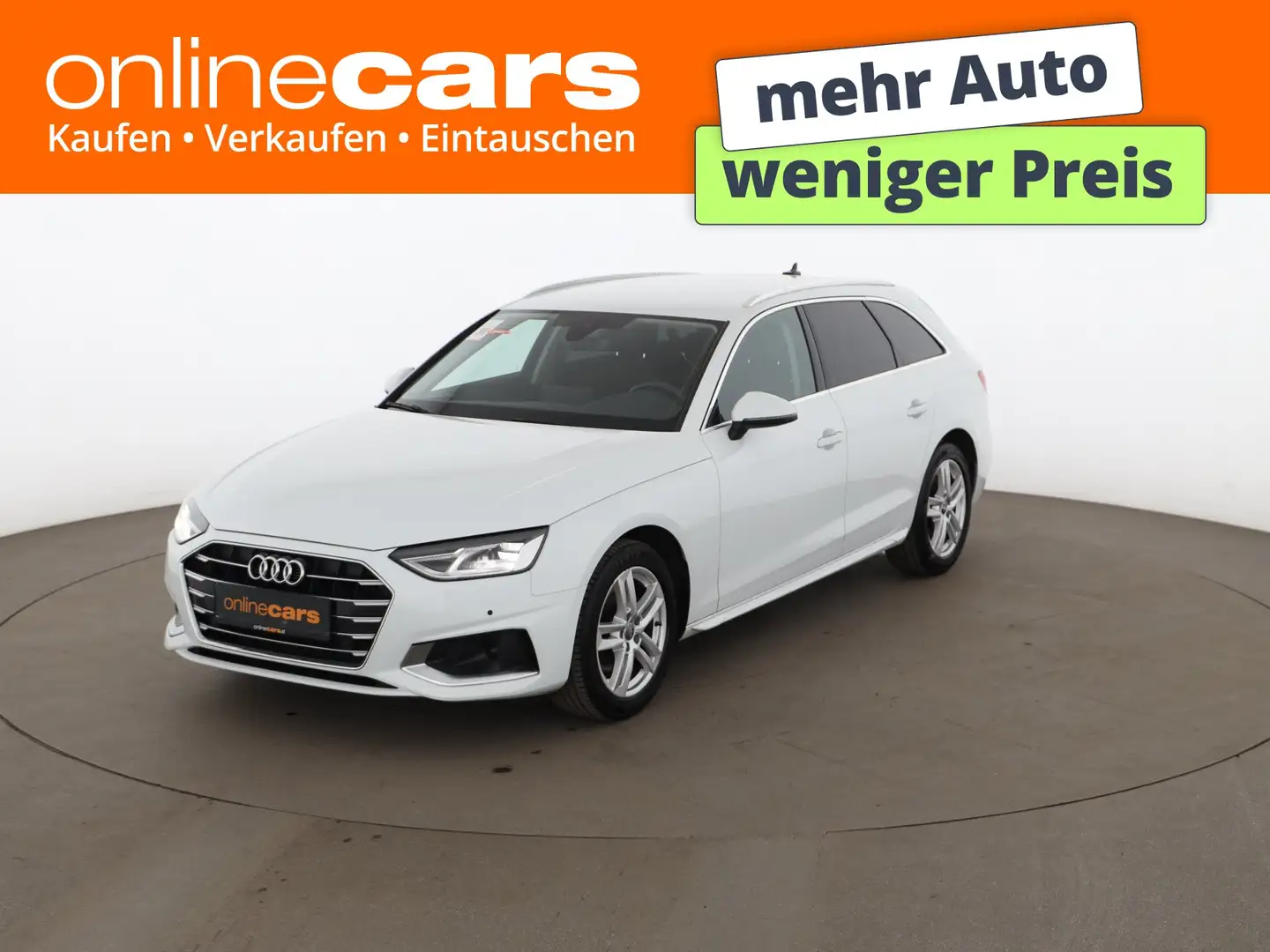 Audi A4 Avant 35 TDI advanced Aut LED RADAR NAVI R-CAM Weiß - 1