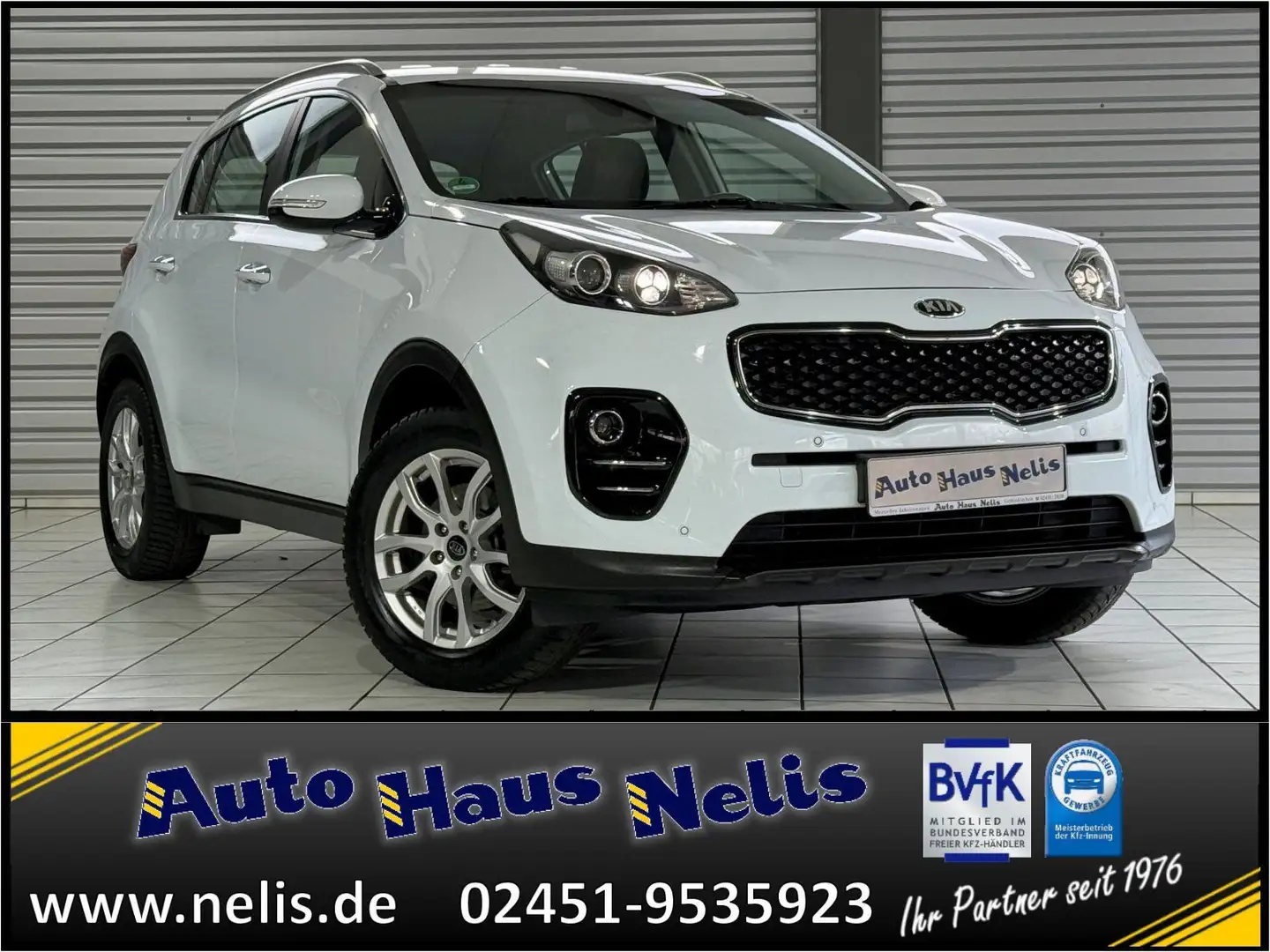 Kia Sportage 1,6 GDi Vision AHK PDC RFKam NaviTouch Weiß - 1