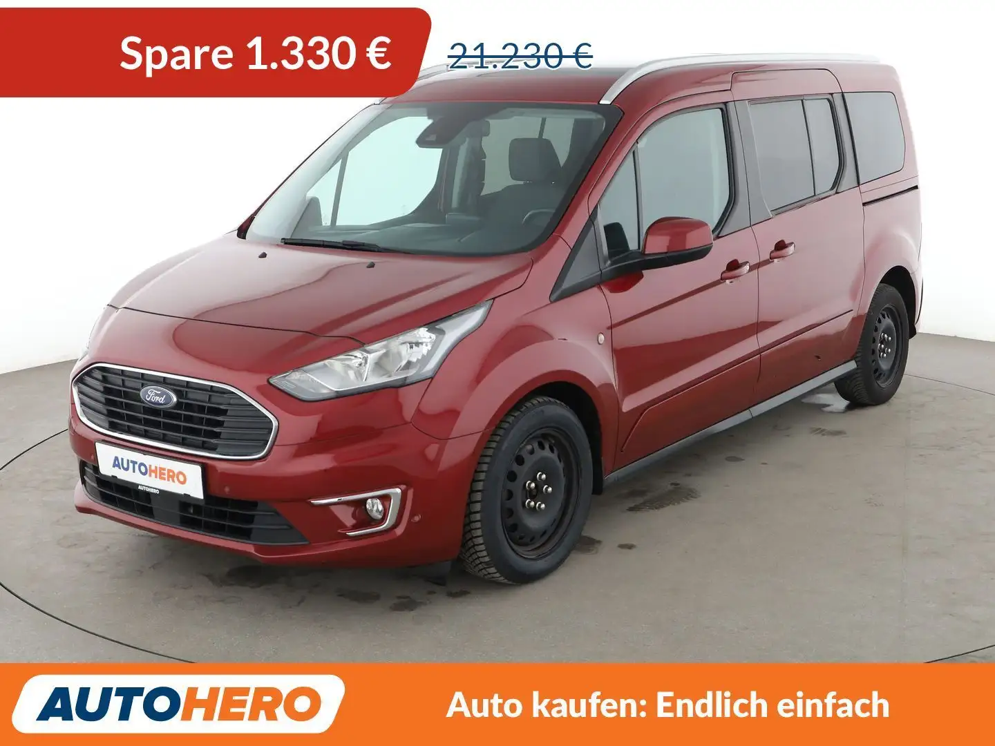 Ford Grand Tourneo 1.5 EcoBlue TDCi Titanium *ACC*CAM*PDC*SHZ* Rouge - 1