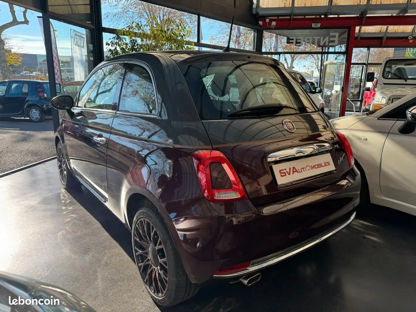Fiat 500 1.2 8v 69ch Eco Pack Collezione Fall Rouge - 2