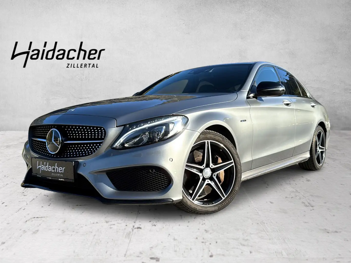 Mercedes-Benz C 450 AMG SHD Night FAP AUT RKam PTS Silber - 2