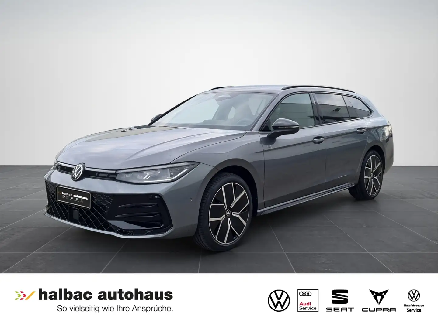 Volkswagen Passat 2.0 TDI DSG R-Line+NAVI+IQLIGHT+AHK+WR+PDC+SHZ Grau - 1
