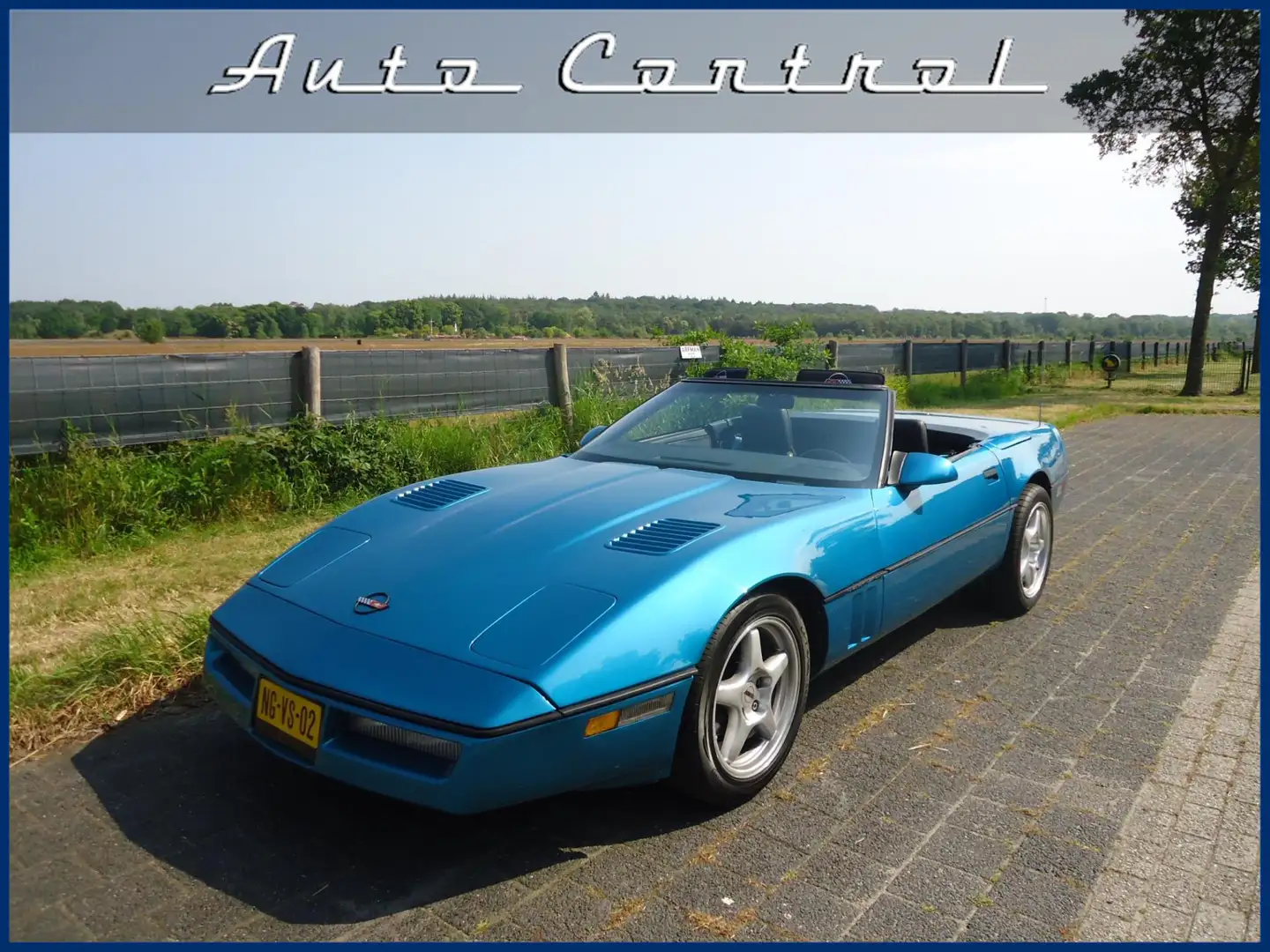 Chevrolet Corvette USA Convertible C4 cabriolet 1987 Vert - 1