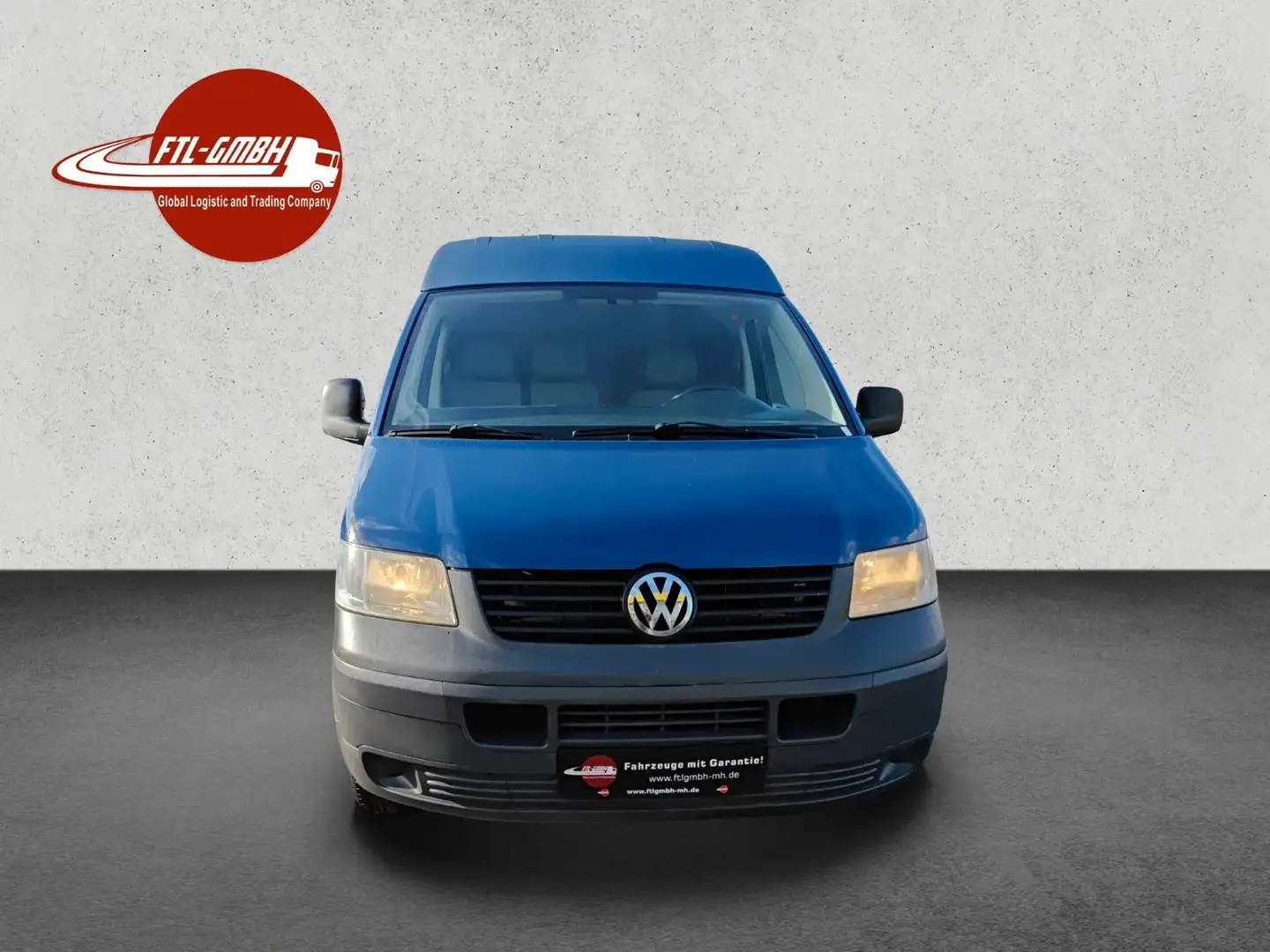 Volkswagen T5 Transporter 1.9 TDI|LR|Klima|Mittelhoch|AHK| Blauw - 2