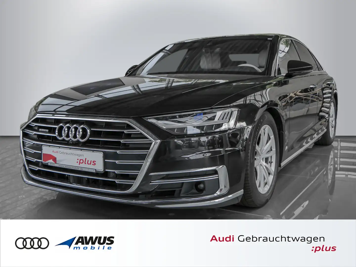 Audi A8 55 TFSI quattro STANDHZ ACC LASER EU6 B&O Schwarz - 1