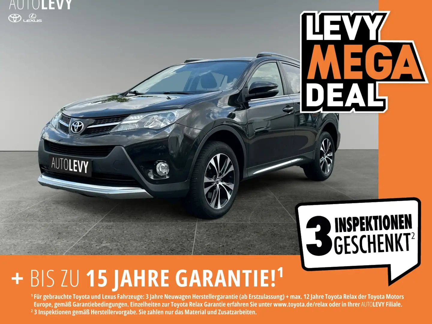 Toyota RAV 4 RAV4 2.2 D-4D Edition S 4x4 Aut. *Leder*Navi*LM* Noir - 1
