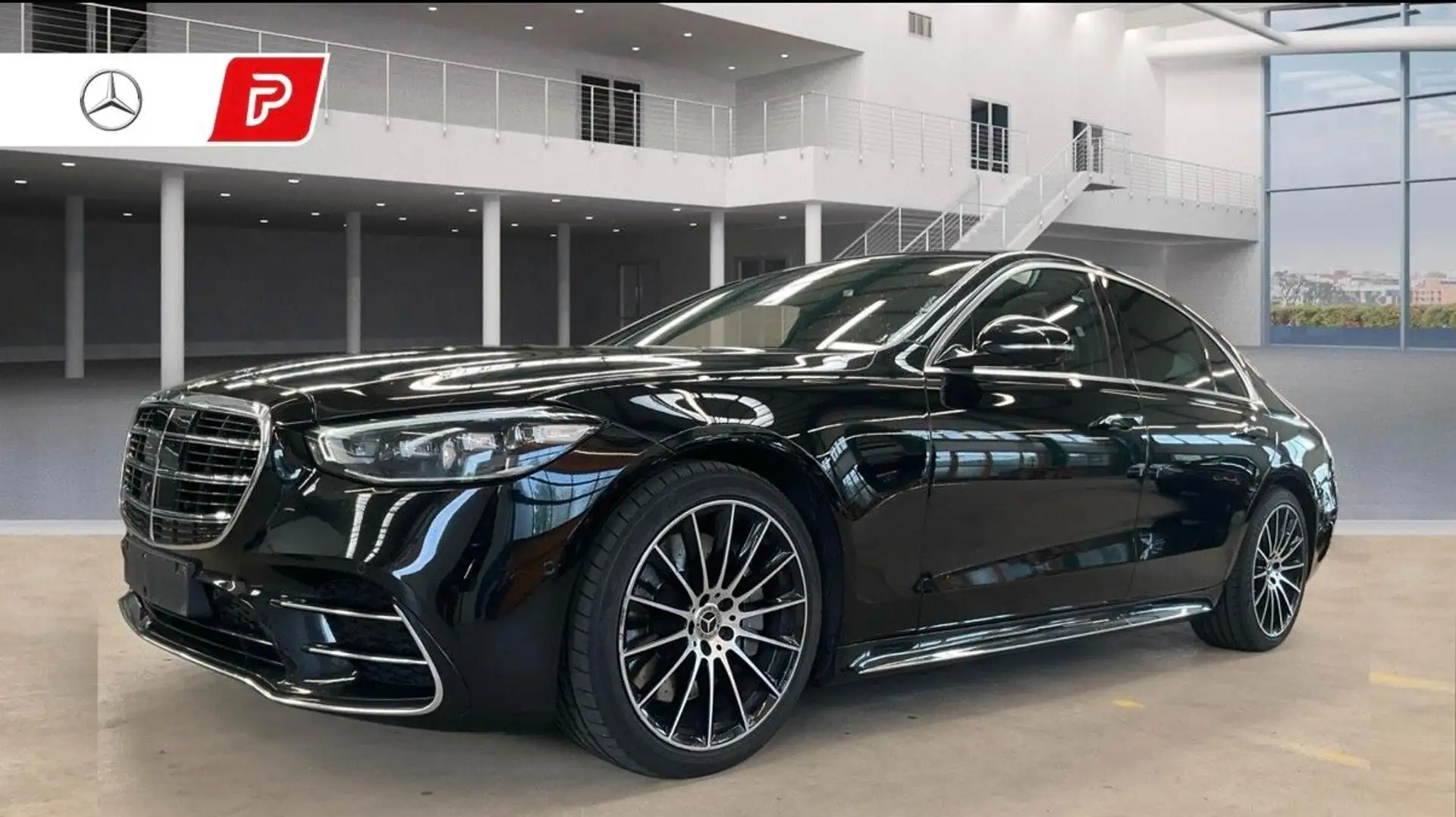Mercedes-Benz S 350 d 4Matic AMG Line Sitzklima/Standheizung Noir - 1