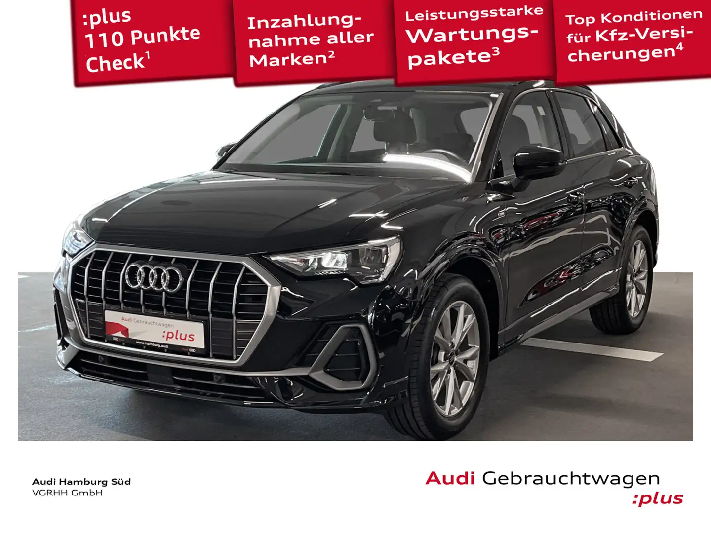 Audi Q3 35 TFSI S line S tronic NAVI/ACC/KAMERA Noir - 1