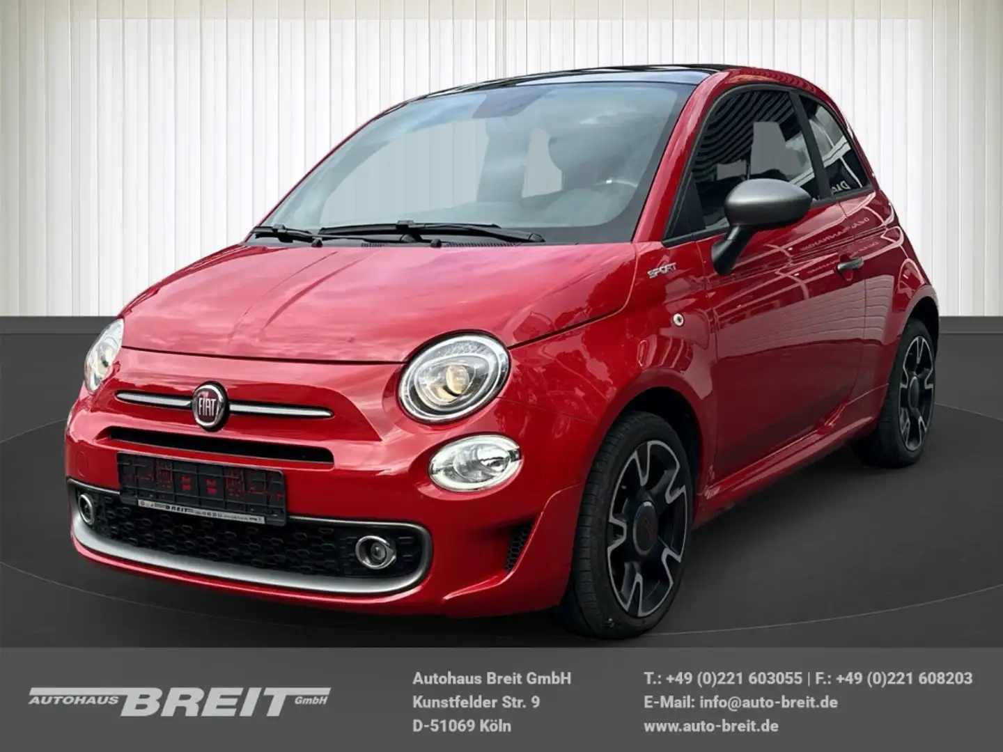Fiat 500 Sport MY21 1.0 GSE Hybrid 51kW Rot - 1