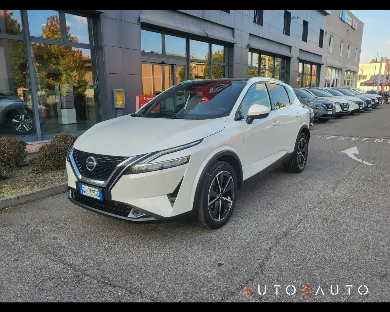 Nissan Qashqai 1.3 mhev Tekna 2wd 140cv Bianco - 1