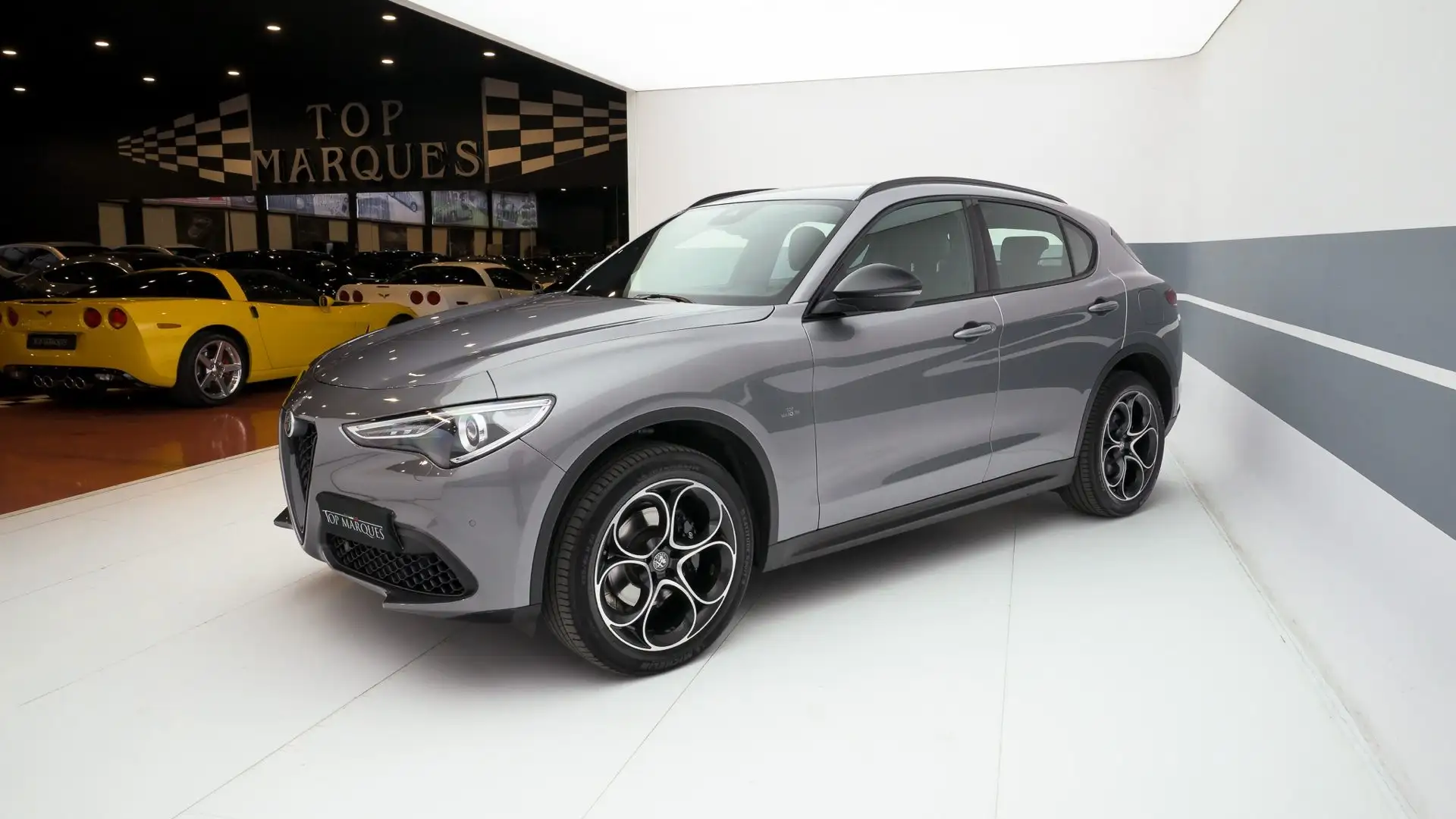 Alfa Romeo Stelvio 2.0 Turbo 280 CV AT8 Q4 B-Tech Grau - 1
