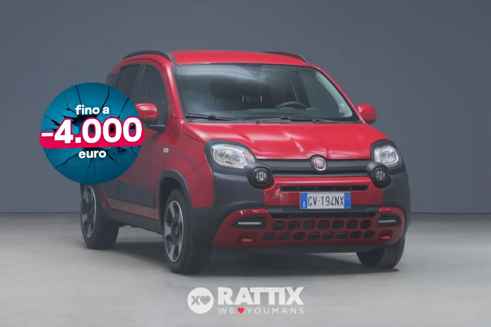 Fiat Panda 1.0 Firefly Hybrid 70CV Cross 5p.ti Rosso - 1