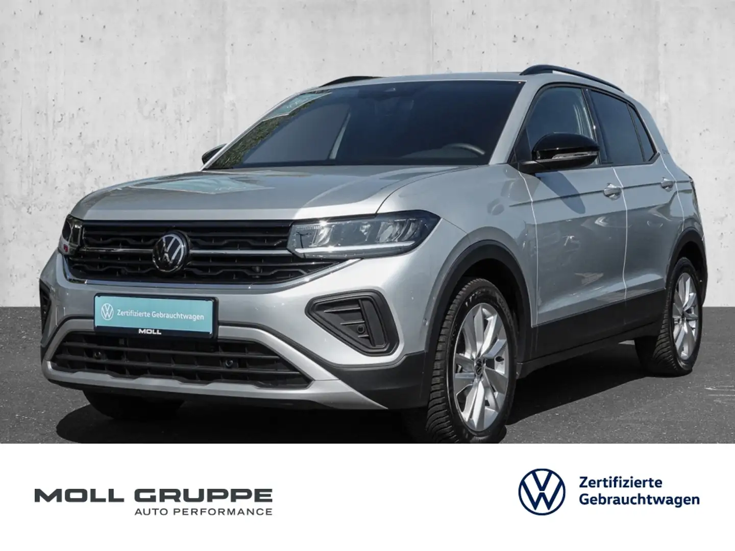 Volkswagen T-Cross 1.0 TSI Life (Navigation) NAVI LED LM Silber - 1