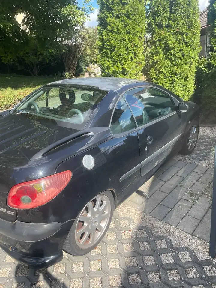 Peugeot 206 CC 2.0 – Bastlerfahrzeug – Dach/Hinterachse defekt, foto 4
