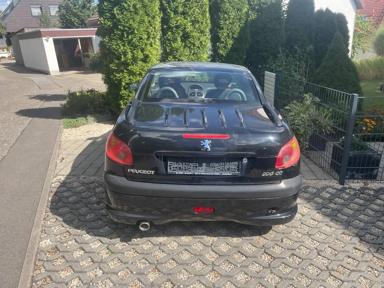 Peugeot 206 CC 2.0 – Bastlerfahrzeug – Dach/Hinterachse defekt, foto 3