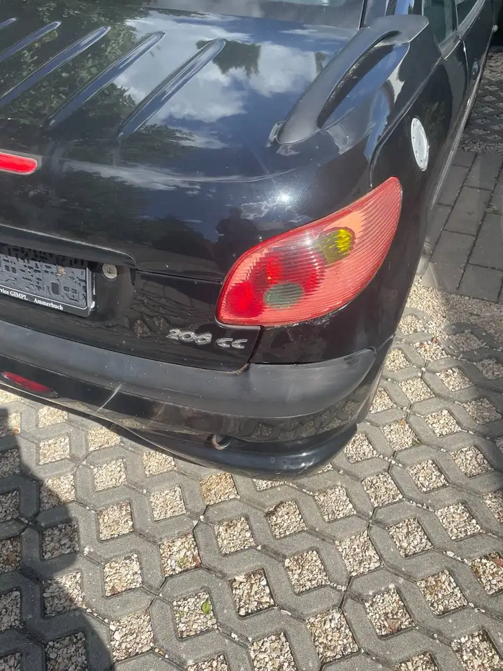 Peugeot 206 CC 2.0 – Bastlerfahrzeug – Dach/Hinterachse defekt, foto 9
