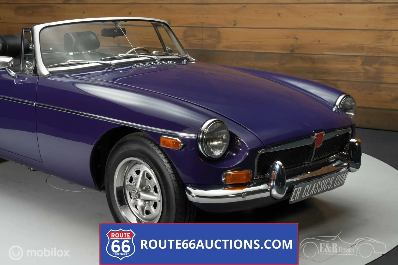 MG MGB Cabriolet | 1974 | Route 66 Auctions Zwart - 2