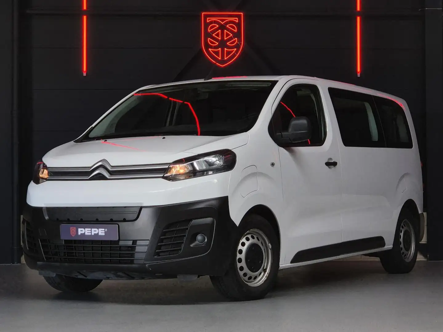 Citroen Jumpy ë-Jumpy M 75kWh 9-PERS|PANO|APP|CRUISE|VERW. Wit - 1