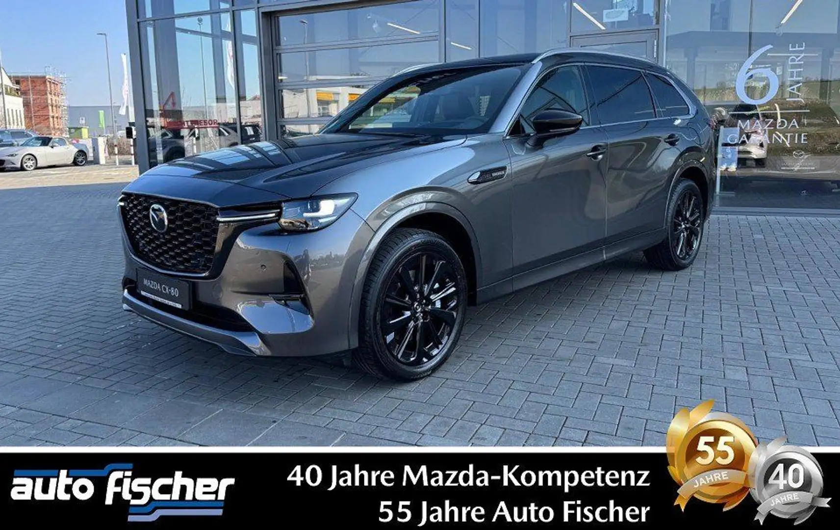 Mazda CX-80 3.3 (254PS) AWD Autom. Homura Plus 6-Sitze Grau - 1