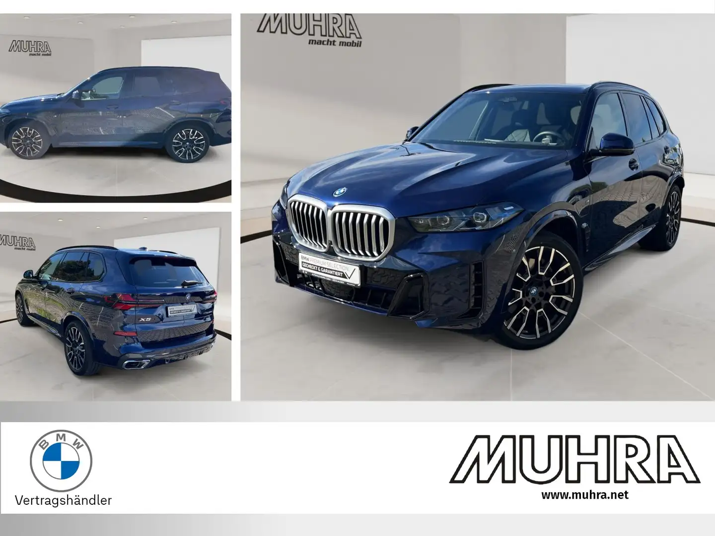 BMW X5 xDrive50e M Sport 21" Autobahnas. Pano AHK HK Blau - 1