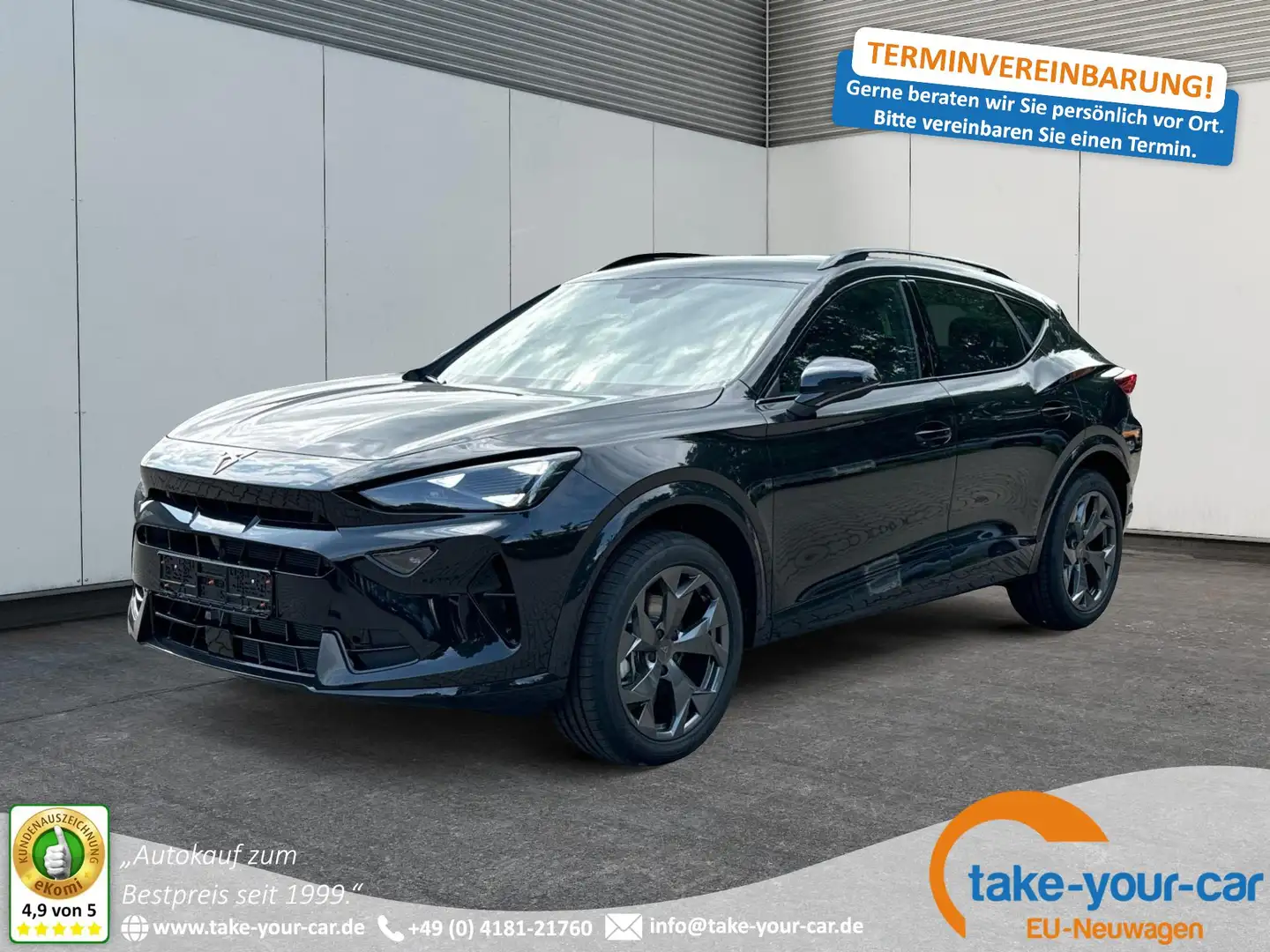 CUPRA Formentor KAMERA+EL.HECKKL.+VOLL-LED+ACC+18"LM+SHZ 1.5 eT... Negro - 1