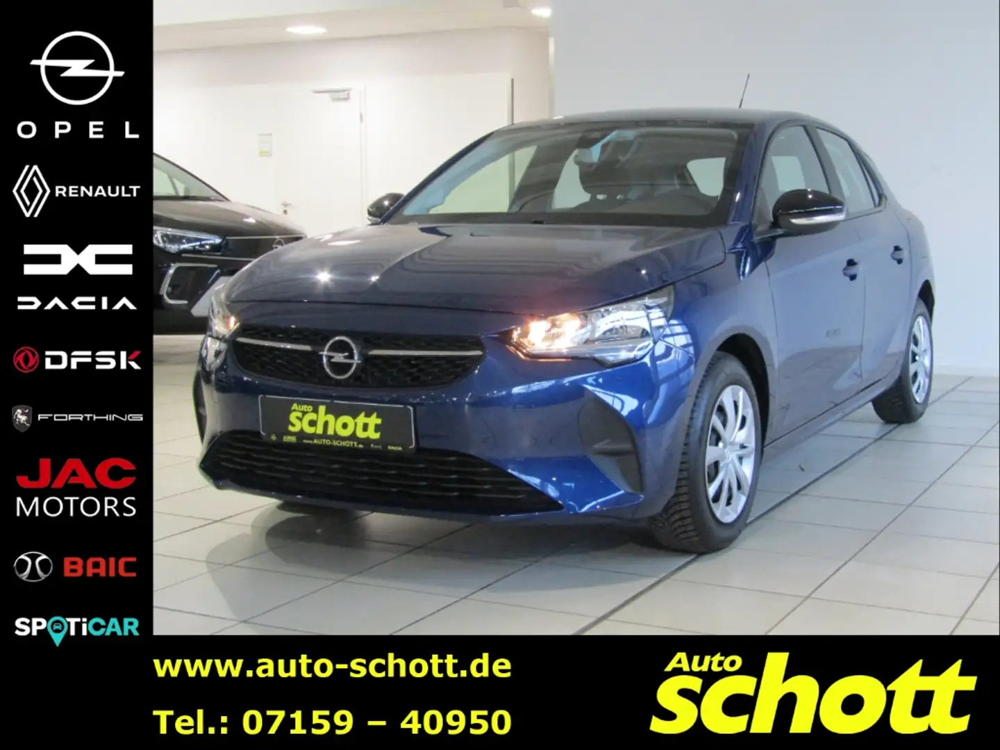 Opel Corsa F 1.2 KAM TEMP PDC KLIM APP BT Azul - 1