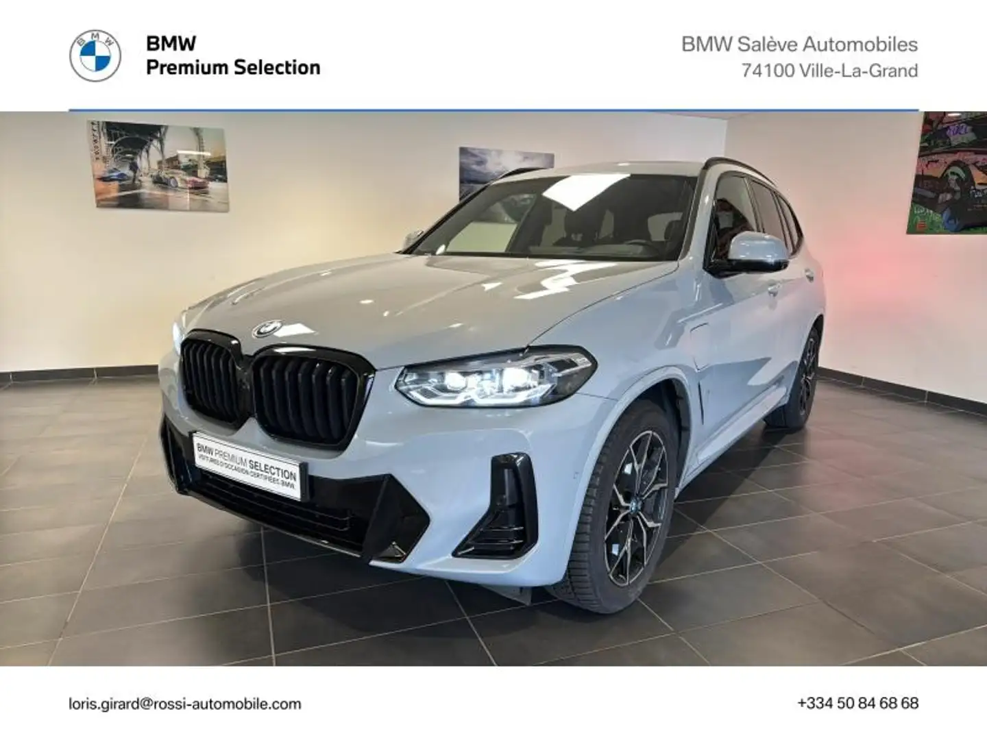 BMW X3 xDrive30e 292ch M Sport Gris - 1