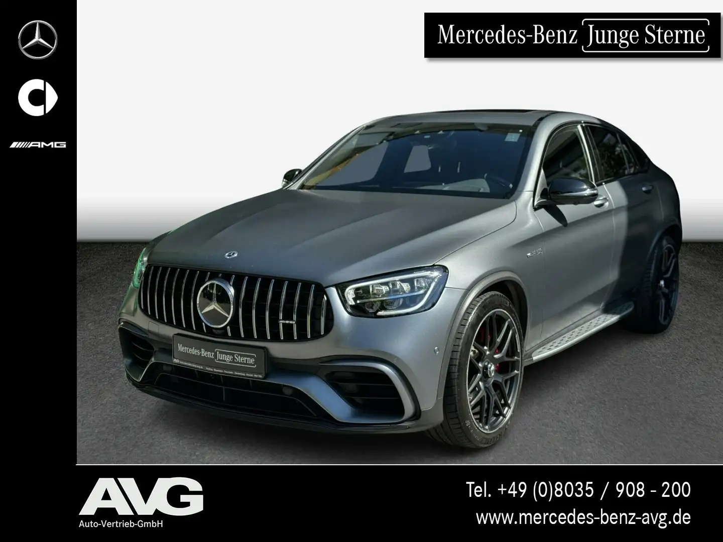 Mercedes-Benz GLC 63 AMG AMG GLC 63 S 4M C PefAbgAnl. HeadUp SHD 360° AHK Grau - 1