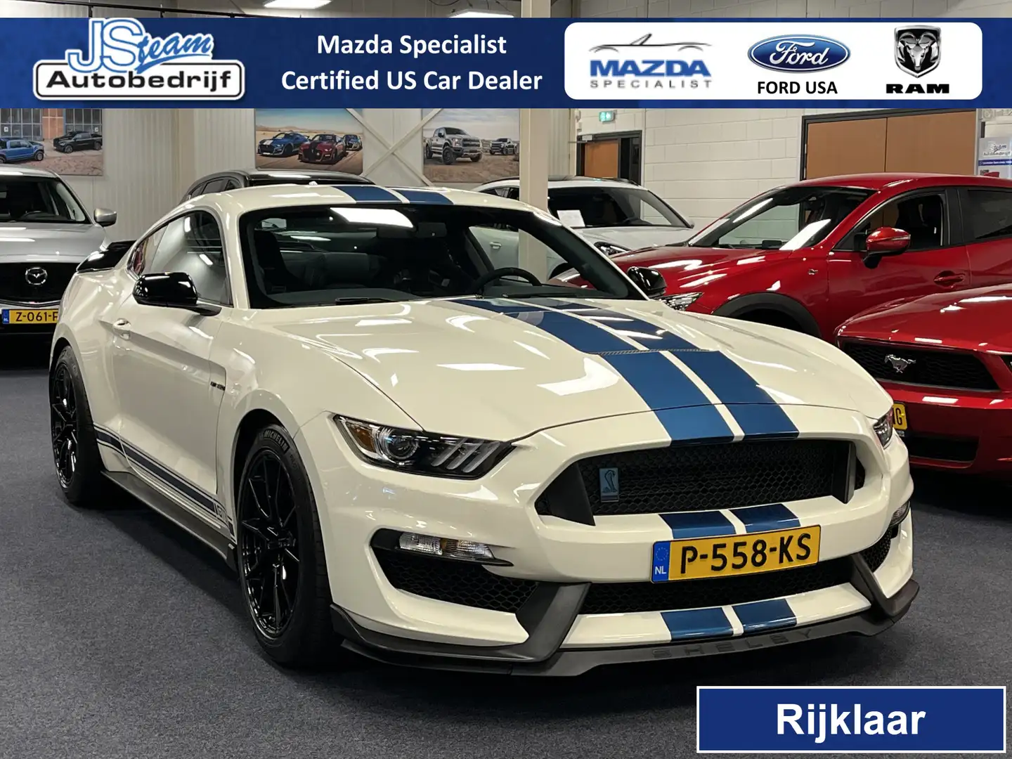 Ford Mustang USA Fastback 5.2i V8 Shelby GT350 526PK Heritage E Blanc - 1