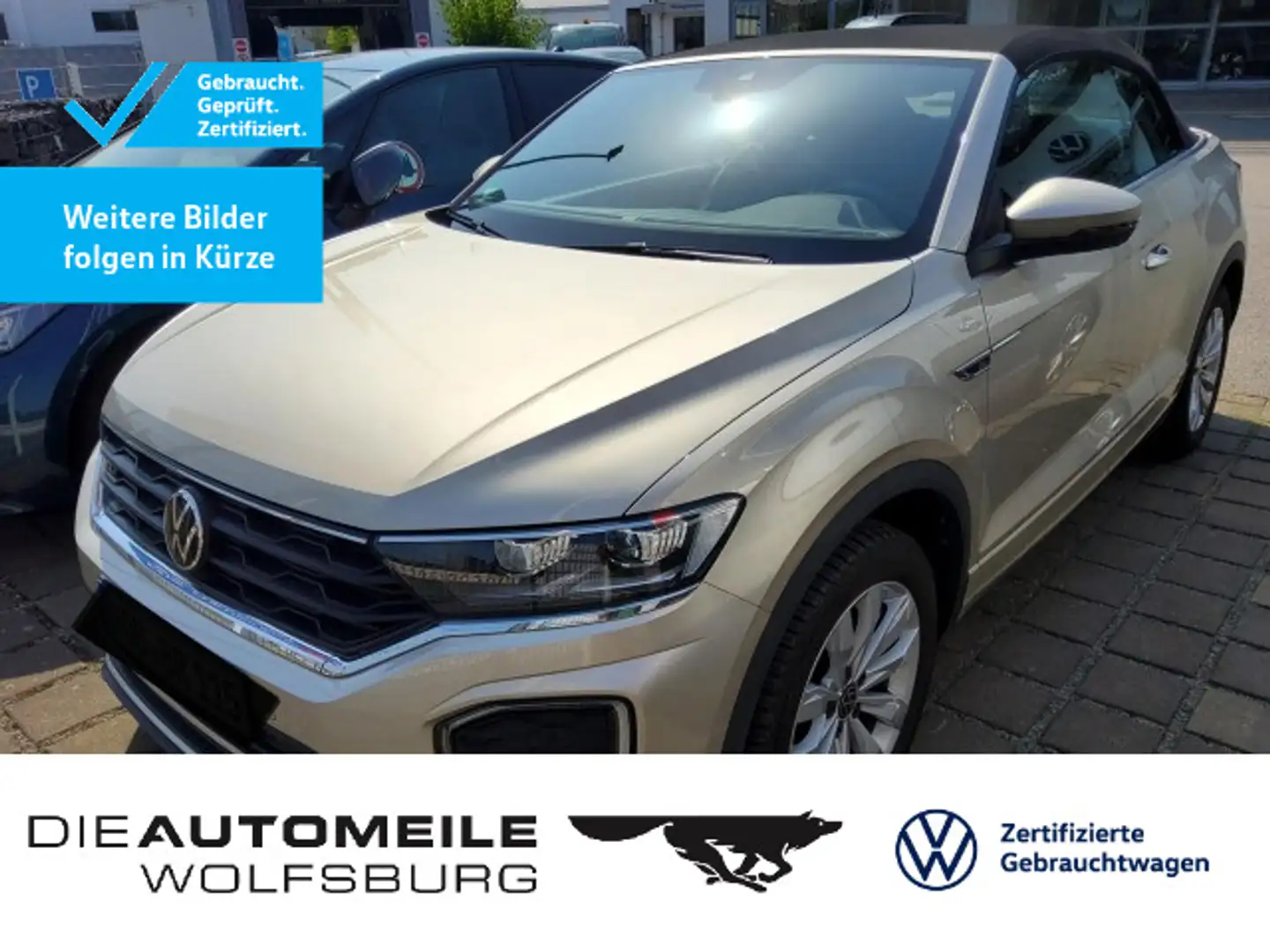 Volkswagen T-Roc Cabrio 1.5 TSI R-Line LED//Einparkhi/Multi Silber - 1