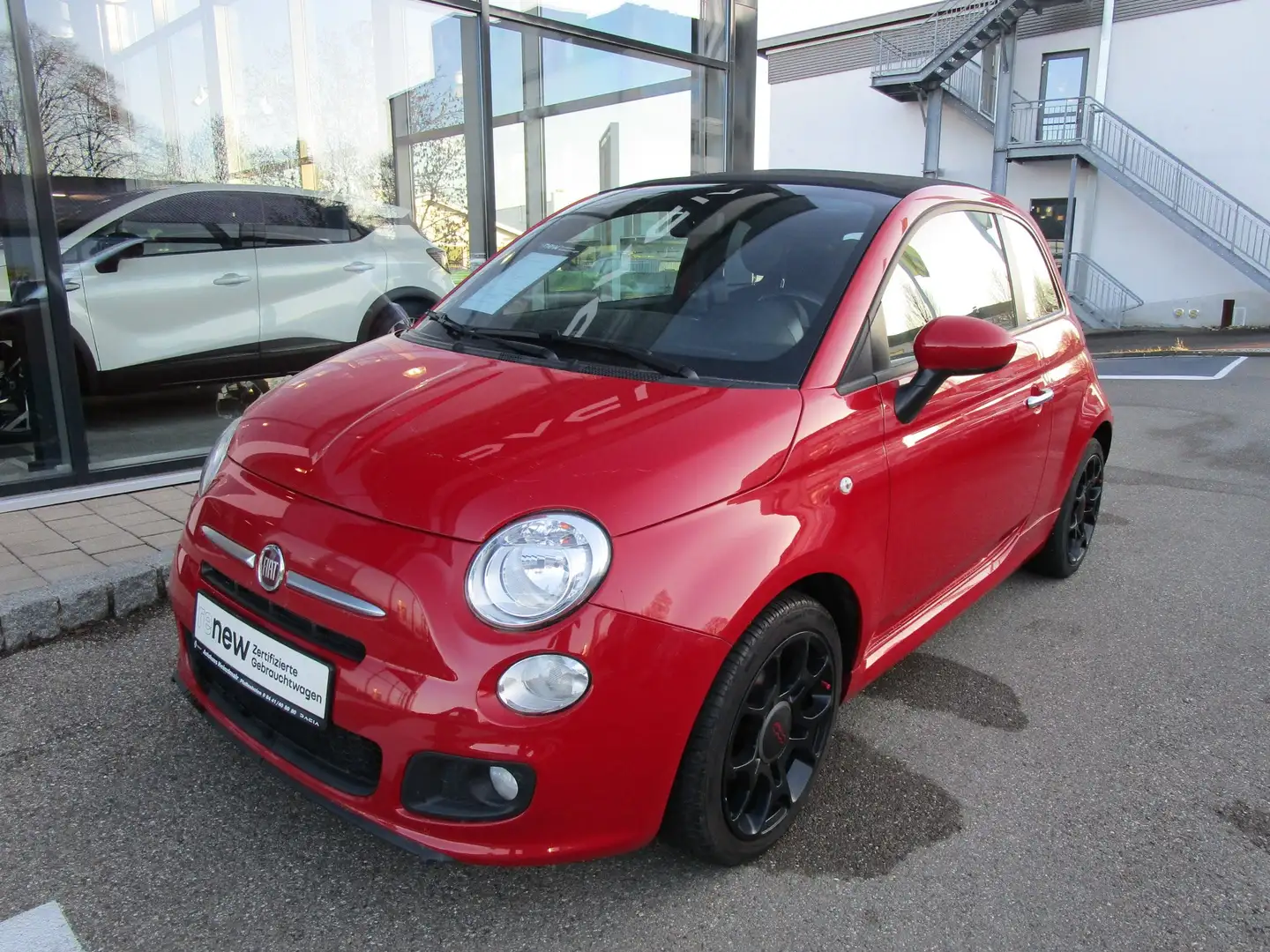 Fiat 500C S Cabrio INKL. WINTERRÄDER KLIMA PDC HINTEN Rouge - 2