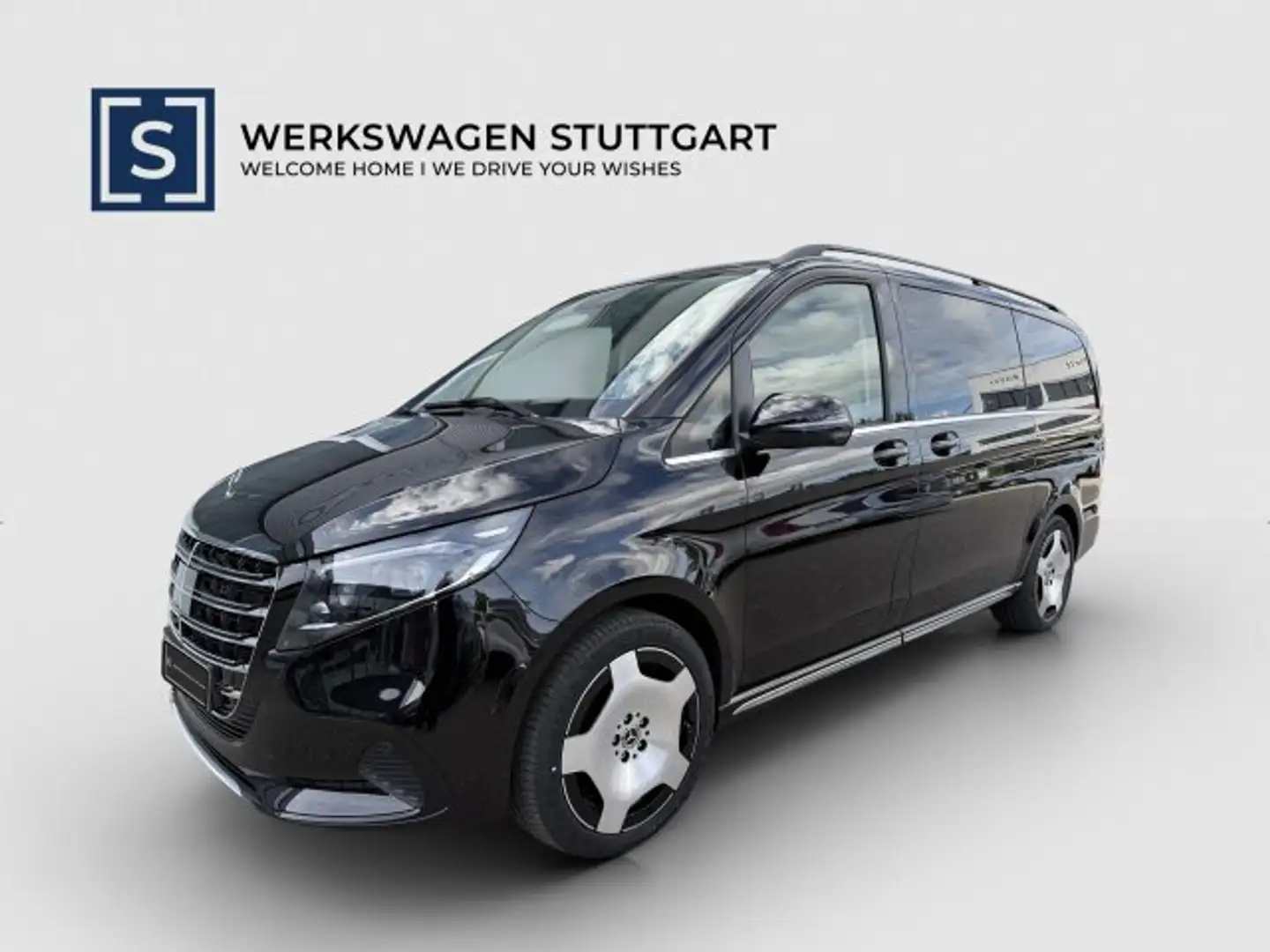Mercedes-Benz V 300 V 300 L 4MATIC EXCLUSIVE AMG BEIGE AIRMATIC AHK Zwart - 1