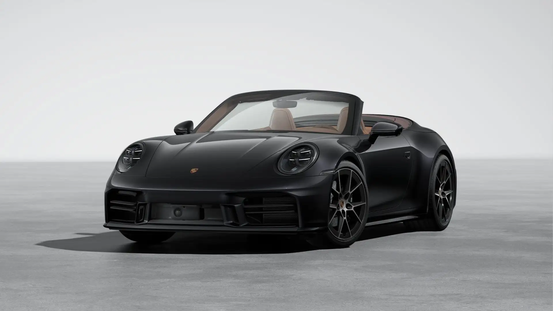Porsche 992 Carrera Cabriolet Zwart - 1