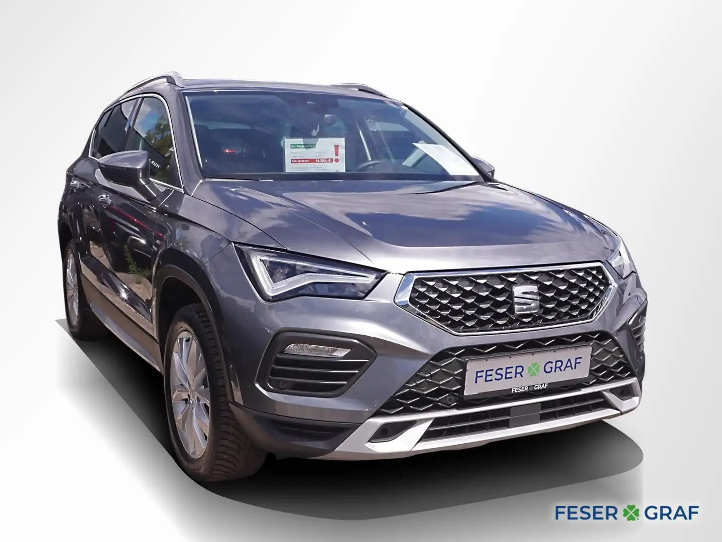SEAT Ateca 1.5 TSI Xperience DSG AHK Navi RüKa Sitzh. Grau - 2