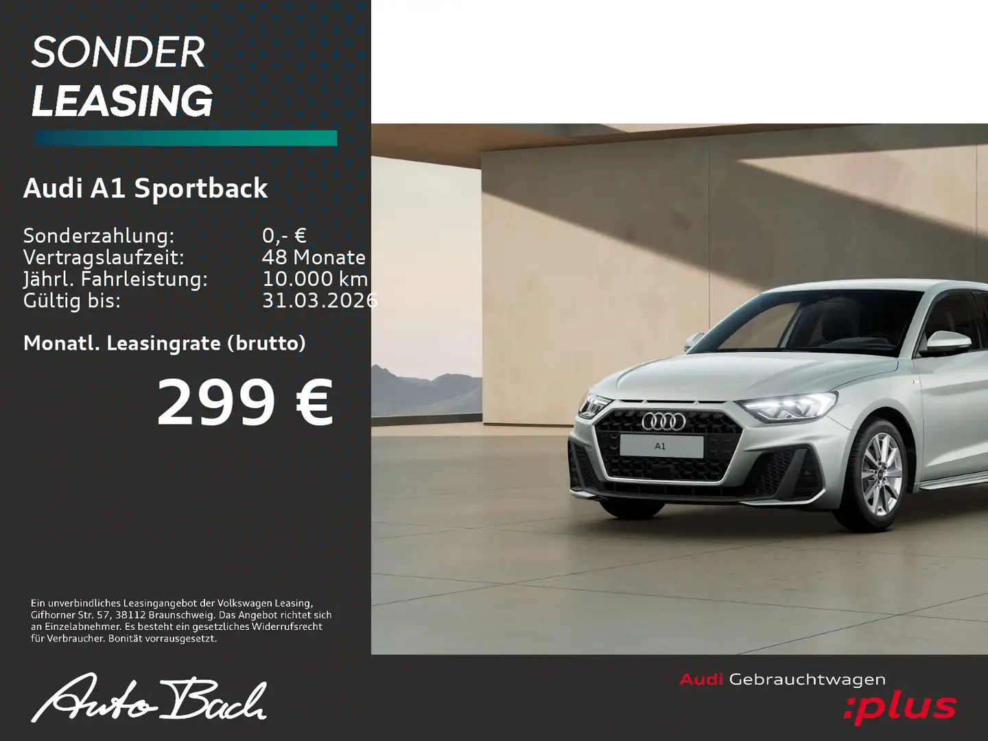 Audi A1 S line 25TFSI LEDplus EPHplus virtu Silber - 2
