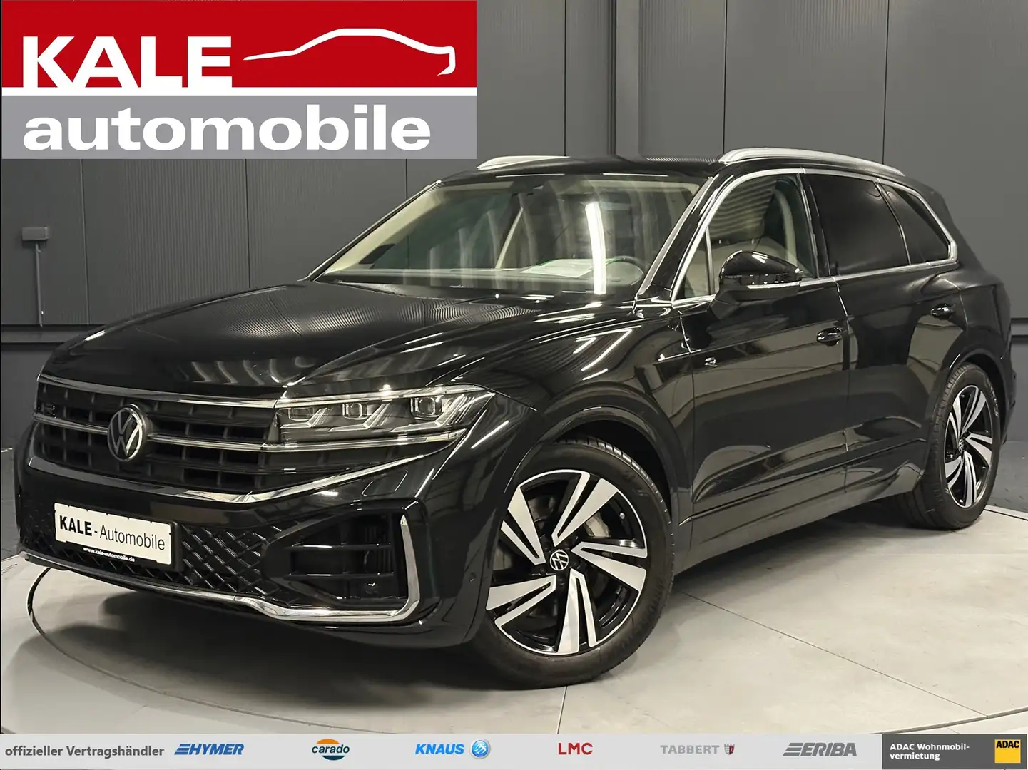 Volkswagen Touareg V6 4Motion R-Line*LEDER/Beige*VW-GARANTIE*IQ.Drive Noir - 1