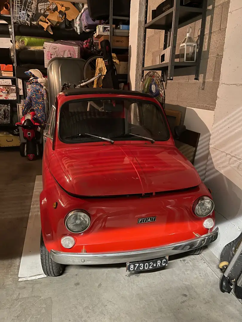 Fiat 500L Fiat 500 d'epoca (500 L del 1968) Rosso - 1