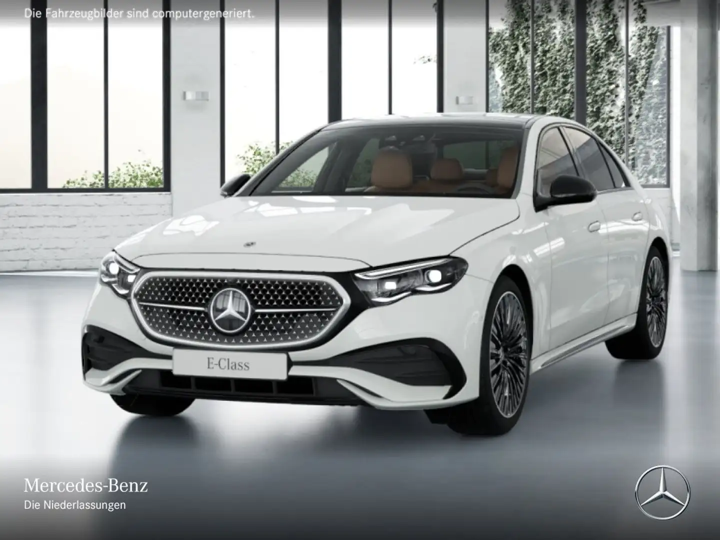 Mercedes-Benz E 260 AMG Fahrass 360° Pano Distr. Night PTS 9G Blanco - 2