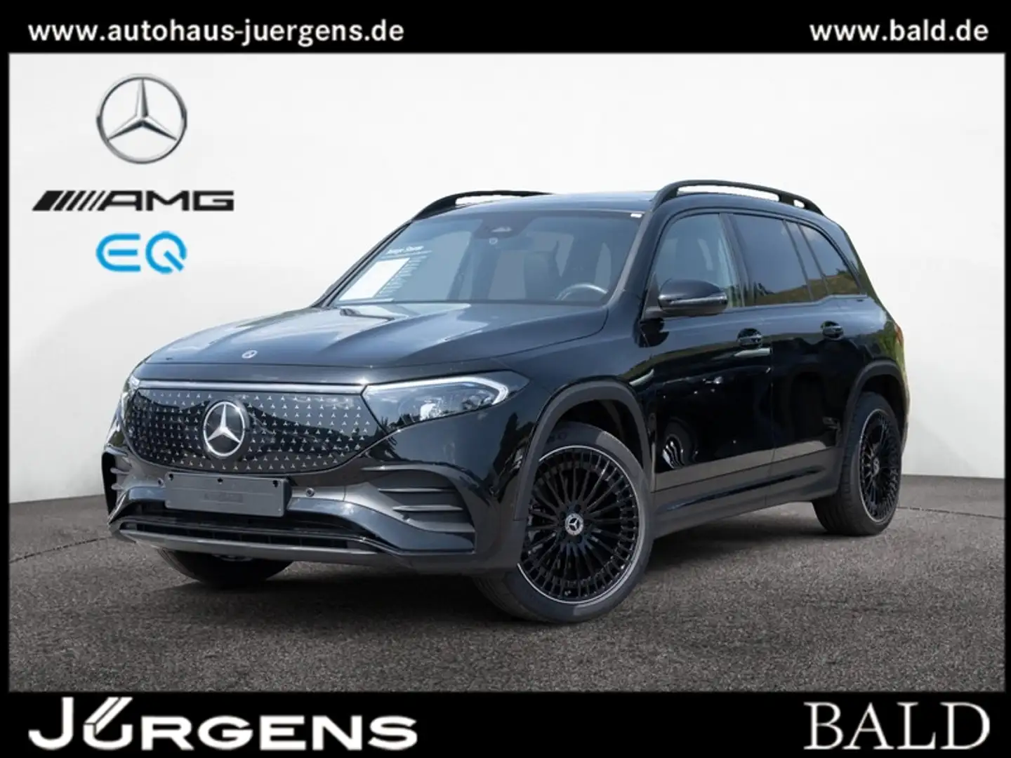 Mercedes-Benz EQB 350 4M AMG-Sport/LED/Cam/Pano/Night/7Sitzer Negro - 2