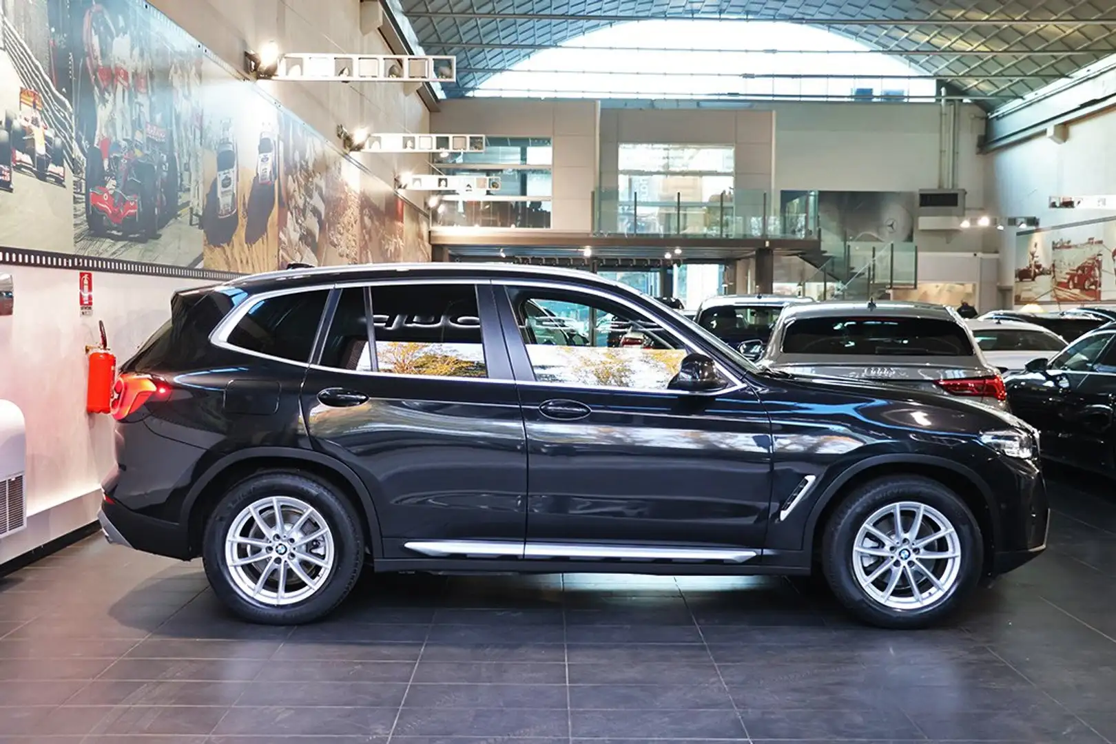 BMW X3 sDrive18d 48V - PELLE/TELECAMERA/LED/SMARTPHONE Negro - 2