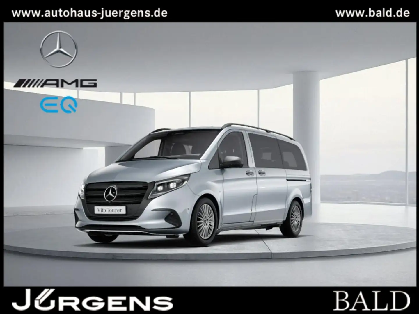 Mercedes-Benz Vito 119 Tourer/PRO/Navi/MBUX/Totw/SHZ/Temp Silber - 1