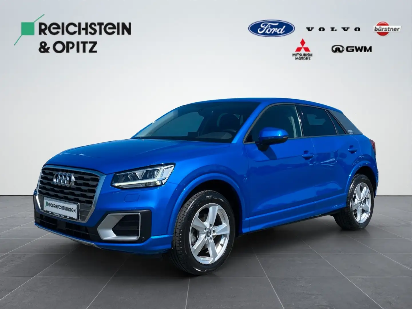 Audi Q2 30 TFSI sport/Navi/Klima/LM-Felgen/Tempomat Blau - 1