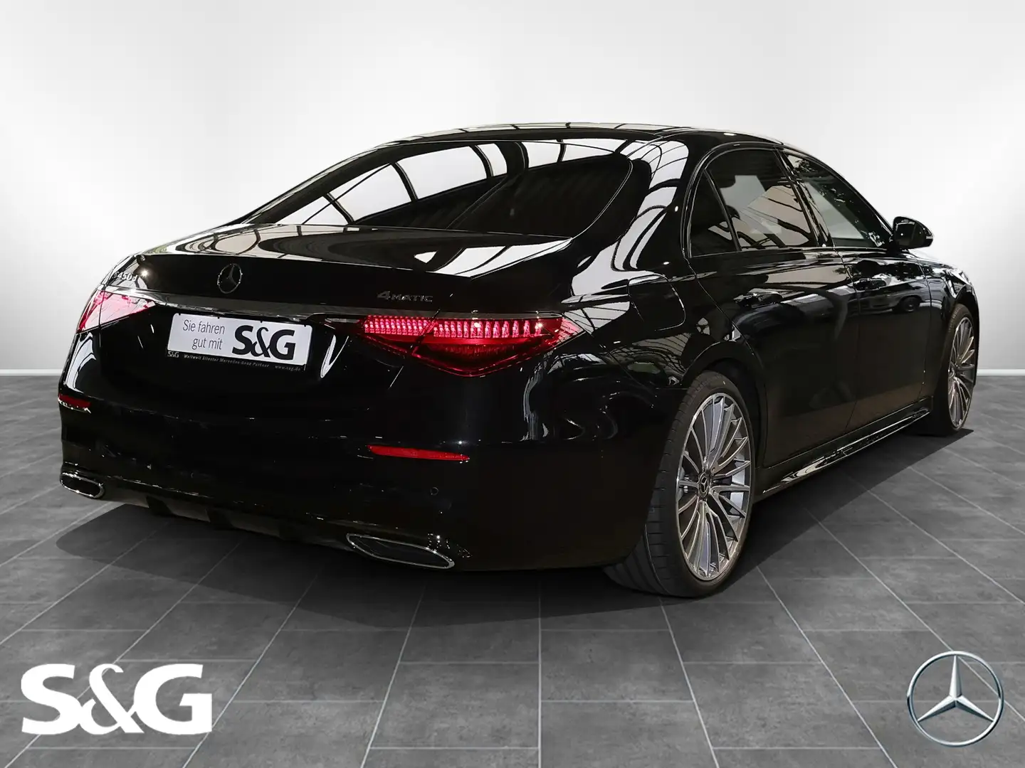 Mercedes-Benz S 450 d 4M lang Standhz.+LED+Pano+Hinterachslenk Noir - 2