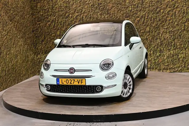 Fiat 500 1.2 Lounge | Panorama | PDC | Airco | Mintgroen