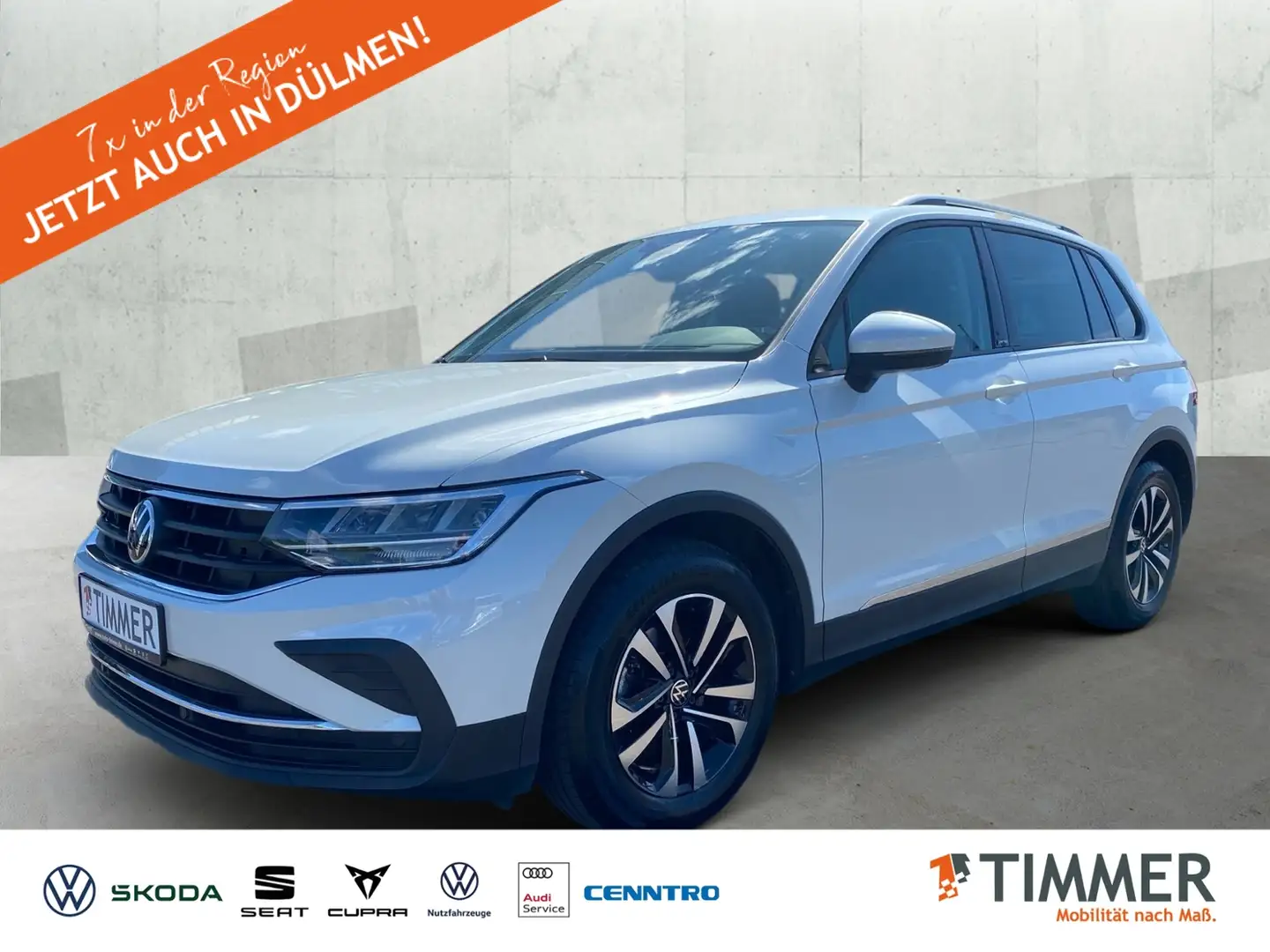 Volkswagen Tiguan 2.0 TDI DSG UNITED *LED *AHK *ACC *NAVI *ALU *APP Wit - 1