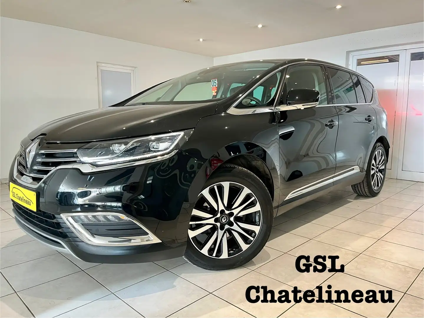 Renault Espace 1.6DCi 160cv Initial Paris EDC 4control 7Places Zwart - 1