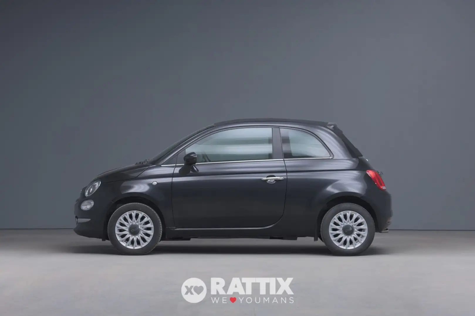 Fiat 500C 1.0 Hybrid 70CV Dolcevita Schwarz - 2